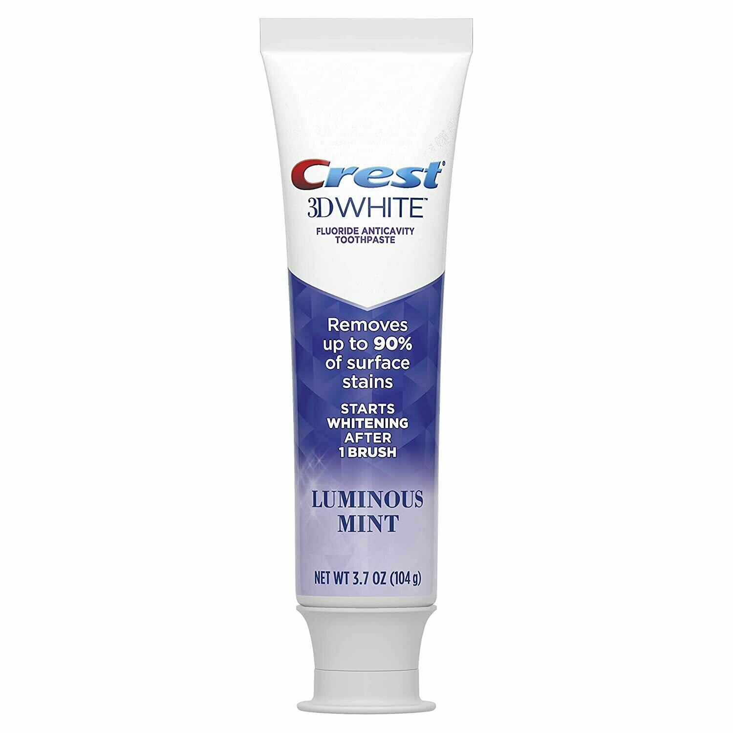 Зубная паста Crest 3D White Luminous Mint – Отбеливающая зубная паста 104 грамм — фото 1