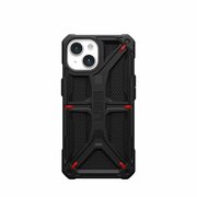 Защитный чехол UAG Monarch Kevlar Case для iPhone 15 (Чёрный кевлар / Kevlar Black)