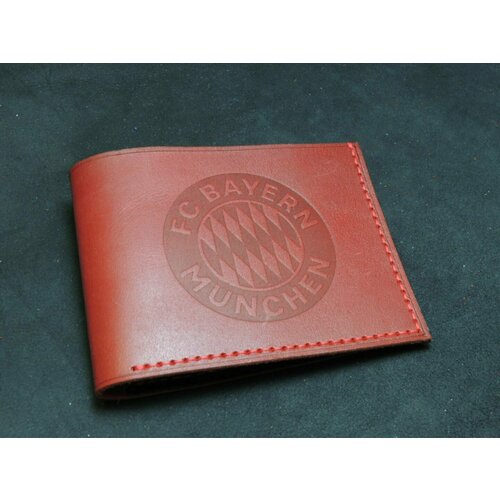 Кошелек , фактура гладкая, красный