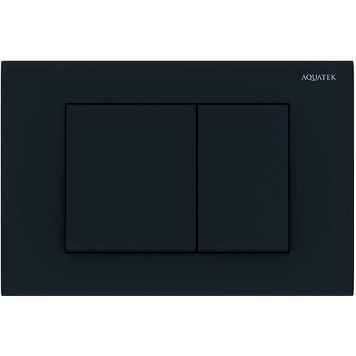 Панель смыва Aquatek KDI-0000012 черная матовая кнопка смыва акватек kdi 0000017 черная матовая