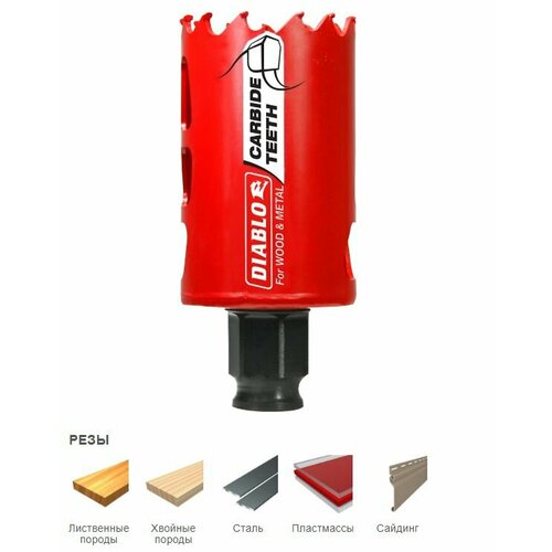 Коронка Bi-metal DIABLO США 41 мм