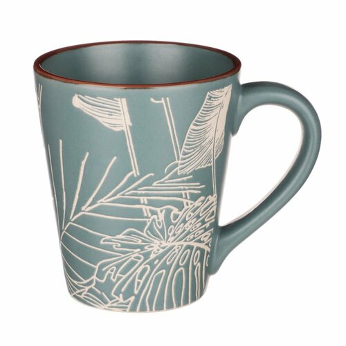 Листья Кружка 320мл керамика синий 599₽