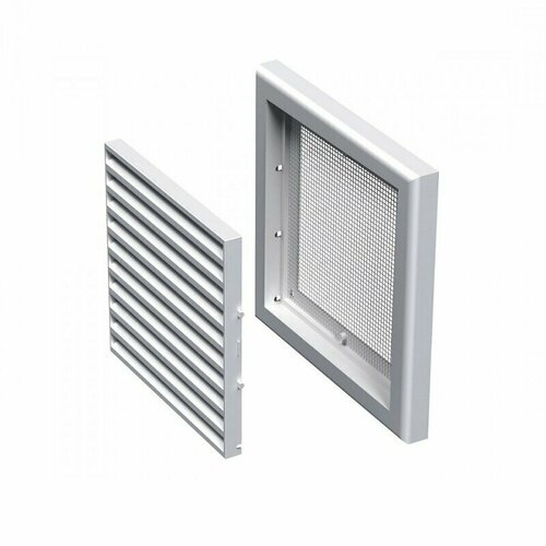 Решетка разъемная Наш Вент с москит сеткой 154х154 мм 382₽