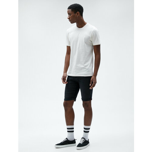 фото Шорты koton, размер 46, черный