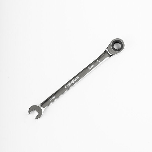 ключ рожково накидной трещоточный шарнирный cr v 13мм колир Ключ рожково-накидной трещоточный Cr-V, 8мм