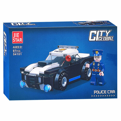 конструктор lego city police 60312 полицейская машина 94 дет Конструктор 54101 Полицейская машина (97 дет.) в коробке