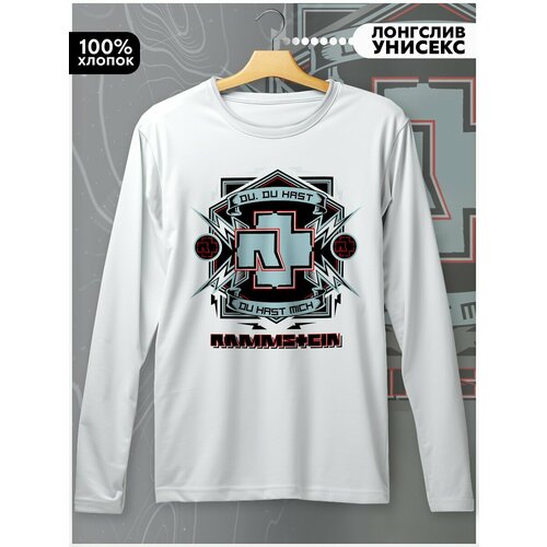 фото Лонгслив бруталити, размер l, белый
