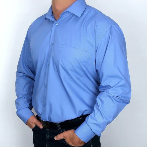 фото Рубашка mixers, размер 5xl, голубой
