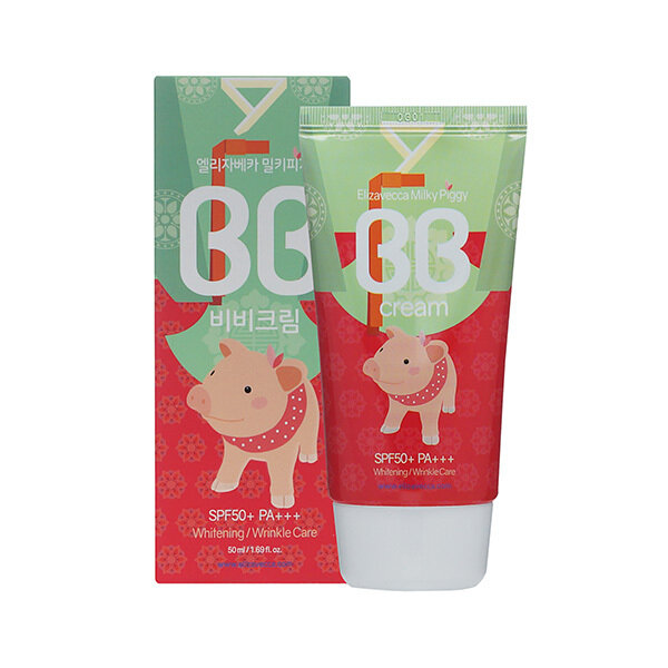 Крем для лица осветляющий антивозрастной Elizavecca Milky Piggy BB cream SPF50+ PA+++ 50мл