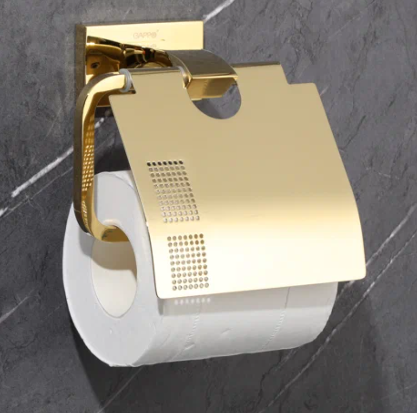 Держатель туалетной бумаги Gappo G0703-3, золото