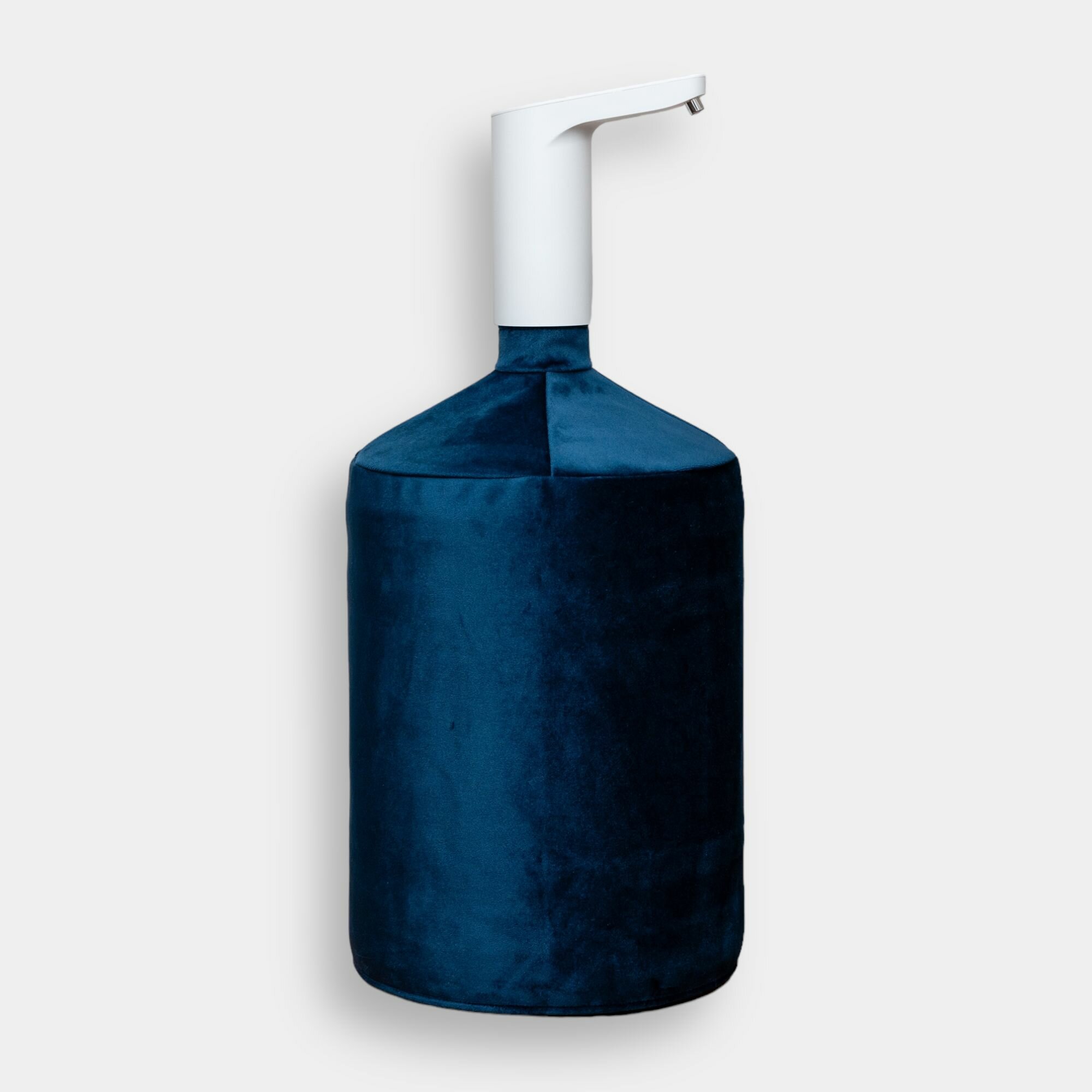 Чехол для бутыли на кулер 12,5л синего цвета - фотография № 1