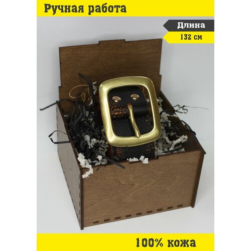 фото Ремень , размер 135, черный, красный нет бренда