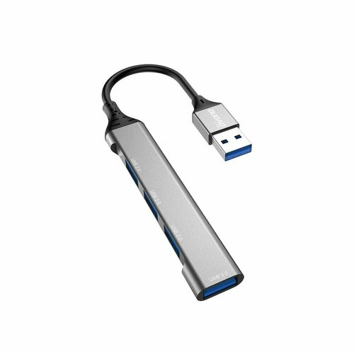 Переходник ХАБ 4 в 1 Dudao HUB 4in1 USB-A - 4x USB-A 3 x USB20 USB30 55000₽