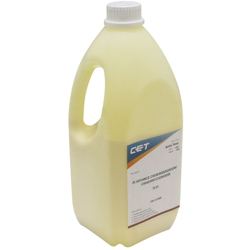 Тонер Cet TF2-Y CET121009 желтый бутылка 1000гр. набор совместимых картриджей ds exv48 9106b002 9109b002