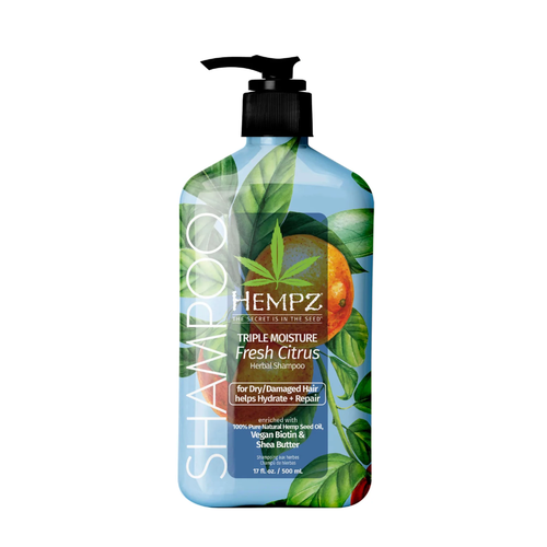 Шампунь для волос HEMPZ Тройное Увлажнение 500мл hempz гель для душа triple moisture herbal body wash 250 мл hempz тройное увлажнение