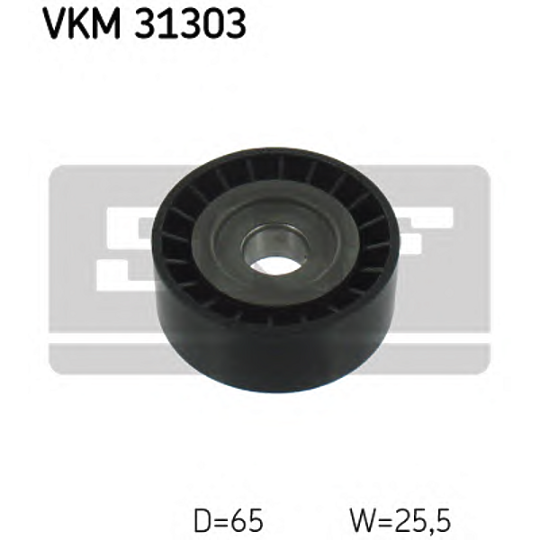 SKF VKM 31303 (0340581SX / 0380922 / 059903341G) паразитный / ведущий ролик, поликлиновой ремень