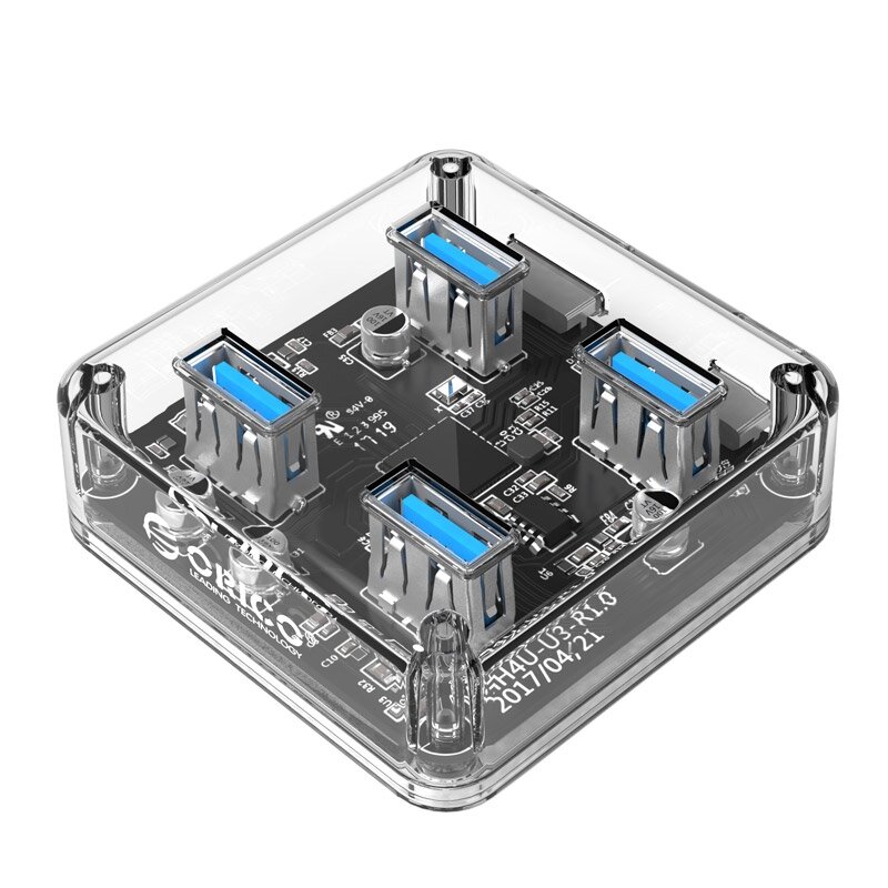 USB-концентратор ORICO MH4U-U3 разъемов: 4