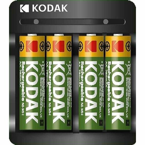 Зарядное устройство Kodak USB, 4 x AA 2700 mAh [K4AA/AAA] (30425521-RU1)