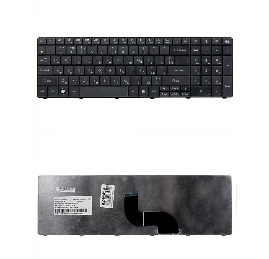 Клавиатура для ноутбуков Packard Bell EasyNote LE11 TE11 LE11BZ черная гор. Enter ZeepDeep