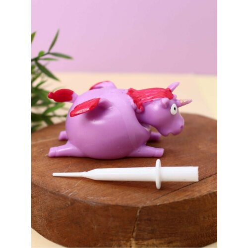 Игрушка антистресс, мялка Unicorn balloon purple