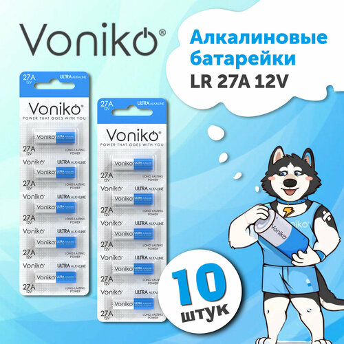 Voniko Алкалиновая батарейка Voniko, LR27 (27A), 12 v
