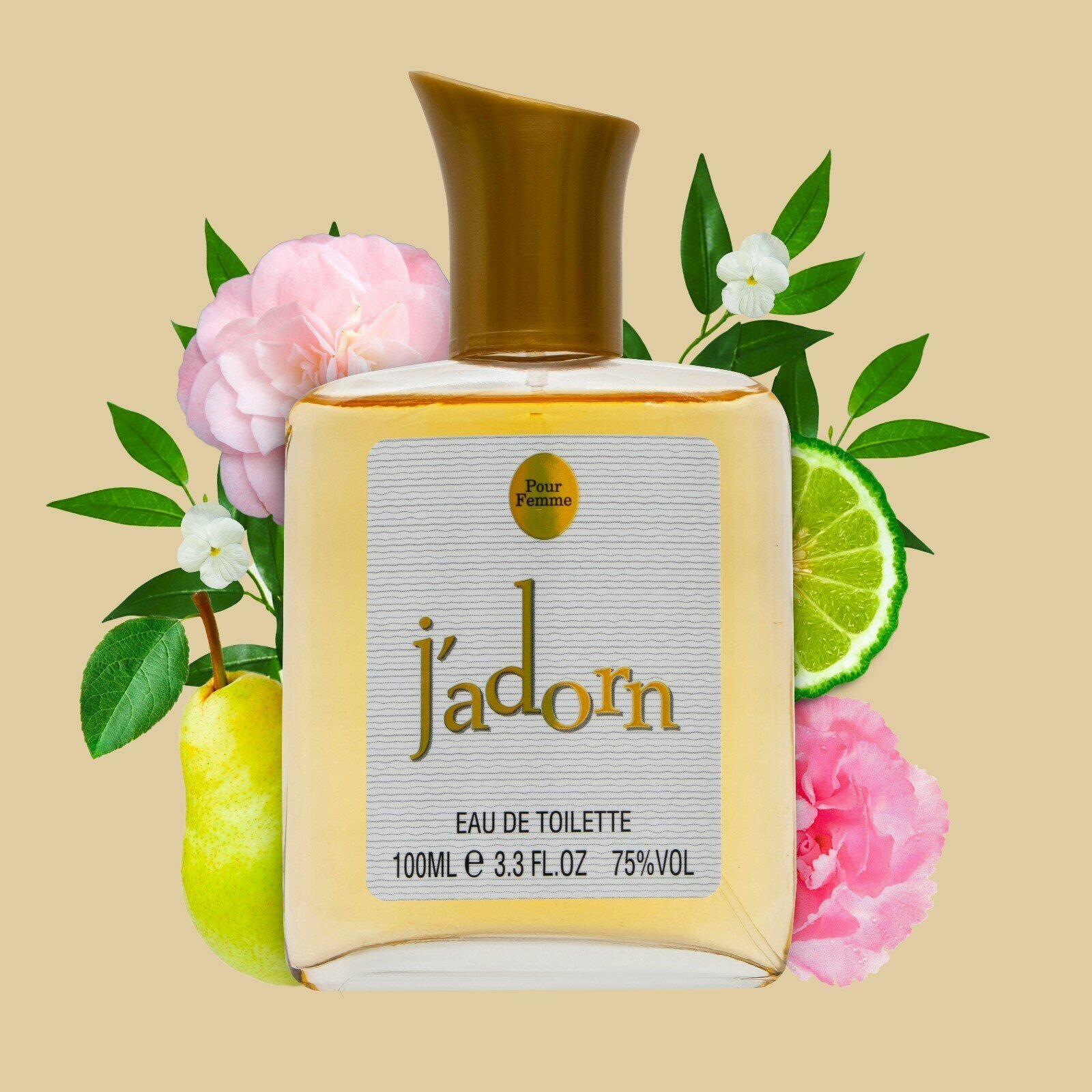 Туалетная вода для женщин J'adorn, по мотивам J'adore, Christian Dior, 100 мл