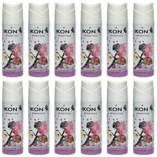 Ikon Дезодорант-спрей для женщин FAIRYTALE, 200 мл, 12 шт