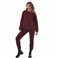 Свитшот AB Collection, размер One Size, бордовый