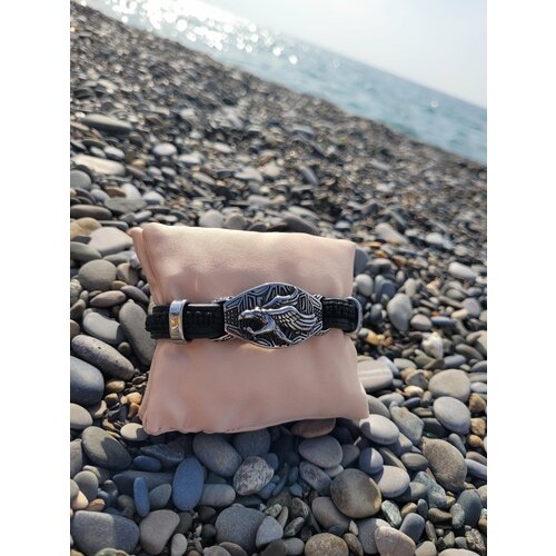 фото Плетеный браслет, размер 20.5 см, диаметр 6.7 см, черный n.pro