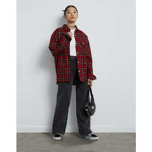 фото Рубашка gloria jeans, размер 9-10л/140 (35), красный, мультиколор