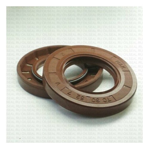 Манжета армированная (сальник) 30x52x7 TC Viton-80