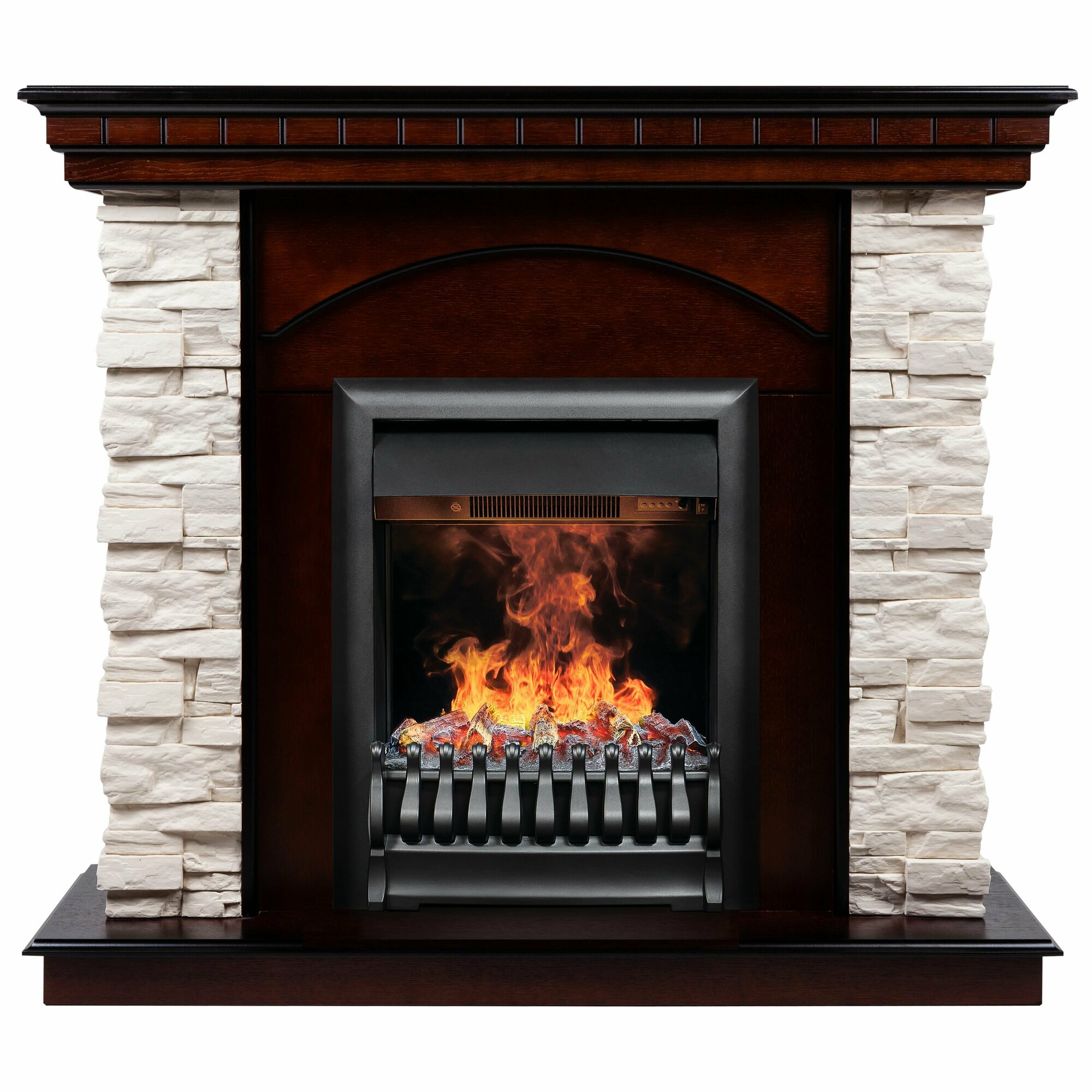 Электрокамин RealFlame ELFORD VR STD/EUG/25.5 AO-215 с очагом 3D Oregan