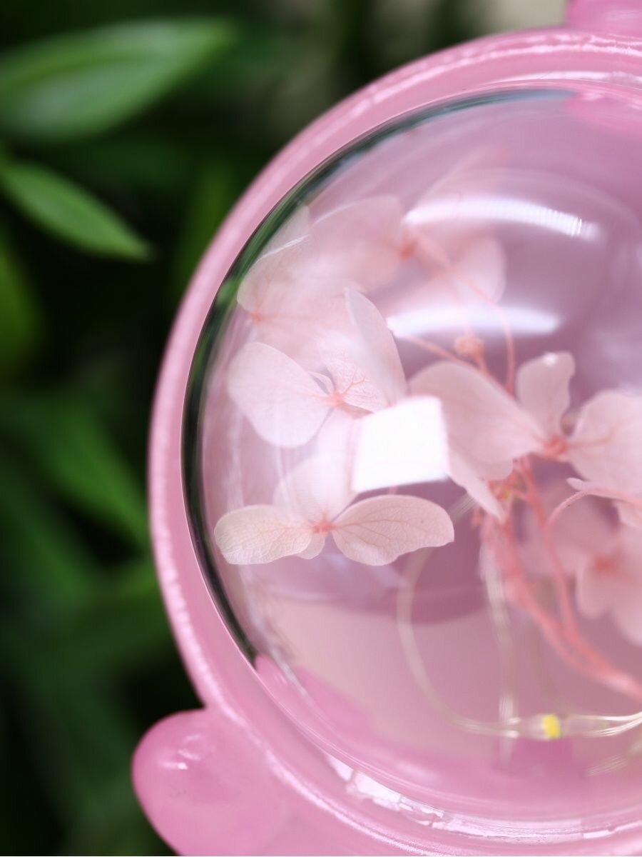 Ночник, светильник детский Flower rabbit pink - фотография № 5