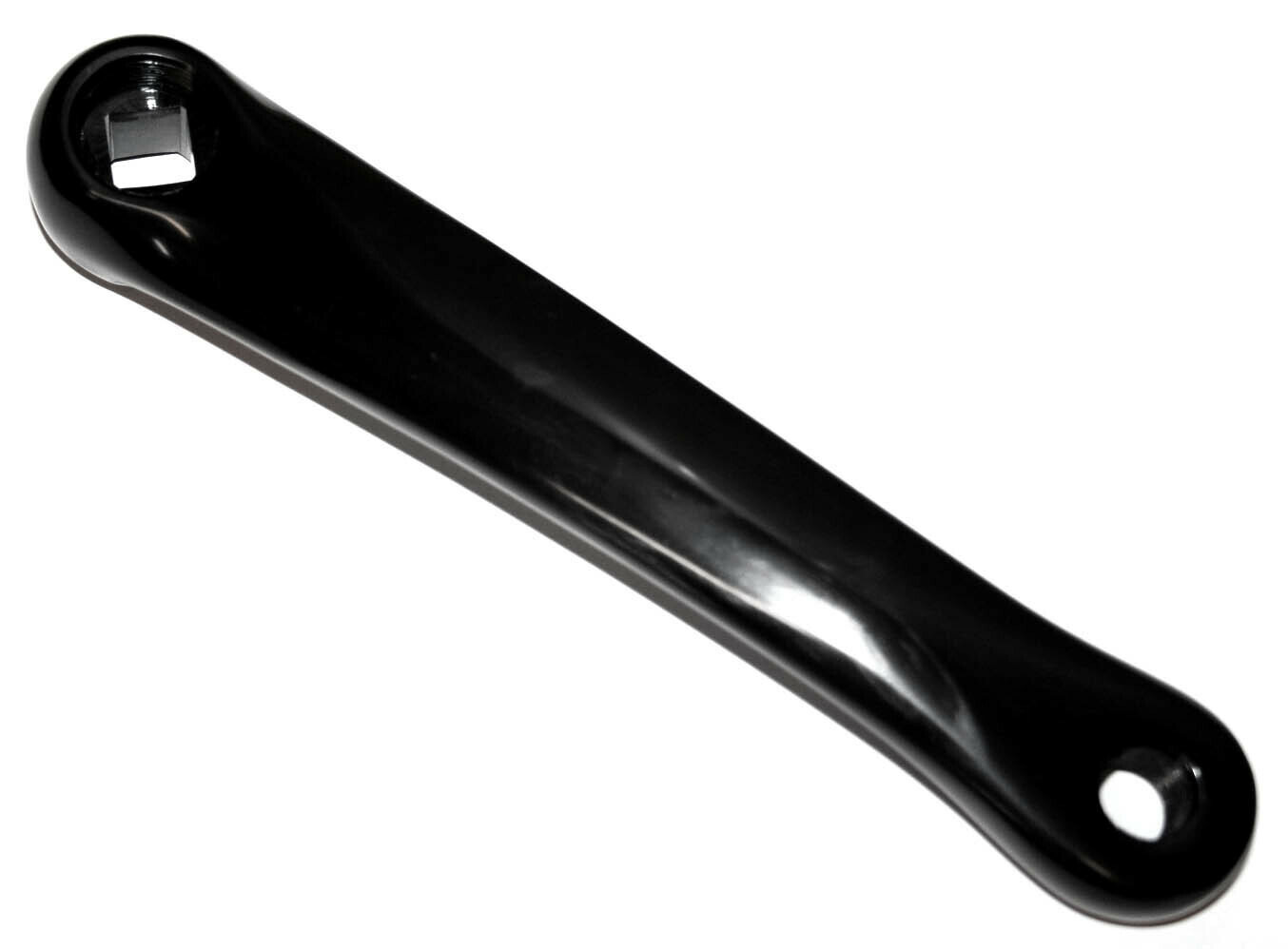 Шатун системы велосипеда левый 170 мм алюминиевый, черный