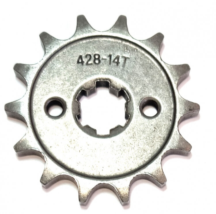 Звезда ведущая 428-14T DELTA, ALPHA, TTR110, TTR125 TH=7mm OEM 16105244