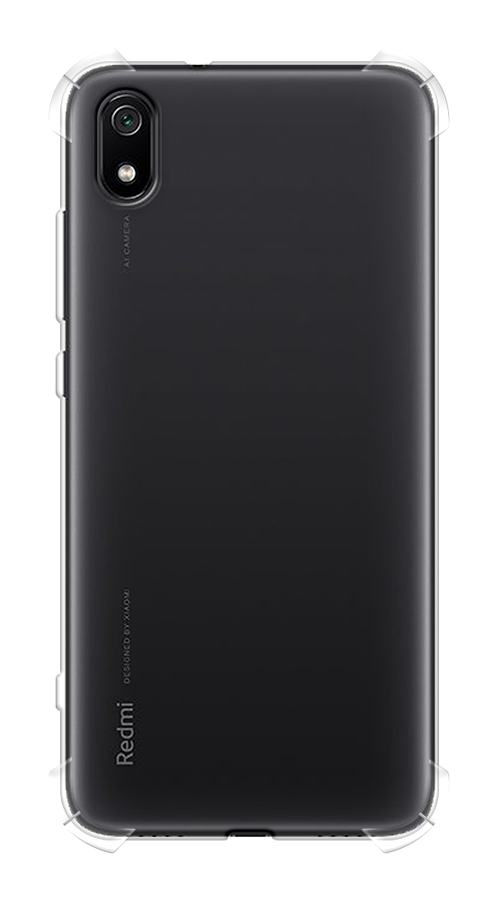 Противоударный силиконовый чехол на Xiaomi Redmi 7A / Сяоми Редми 7А, прозрачный