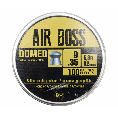 Пули пневматические Apolo Air Boss Domed 9 мм (100 шт, 5.3 грамма)