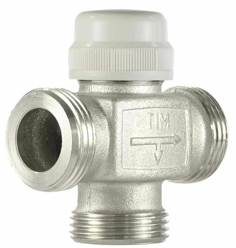 Трехходовойесительный клапан термостатический Tim BL7661X04 муфтовый (НР) Ду 25 (1")