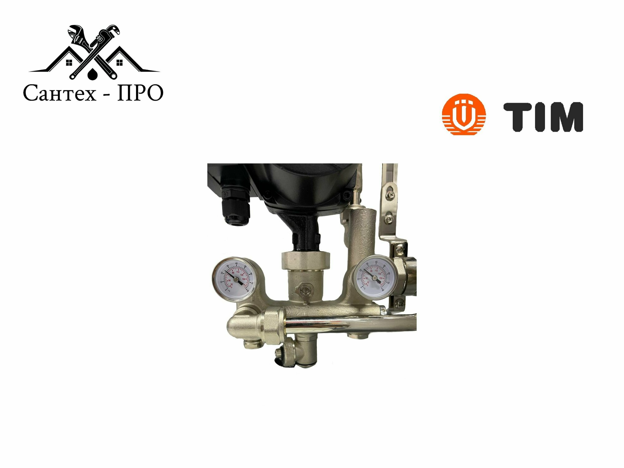 Насосно-смесительный узел без насоса TIM JH-1033 (180мм) — фото 4