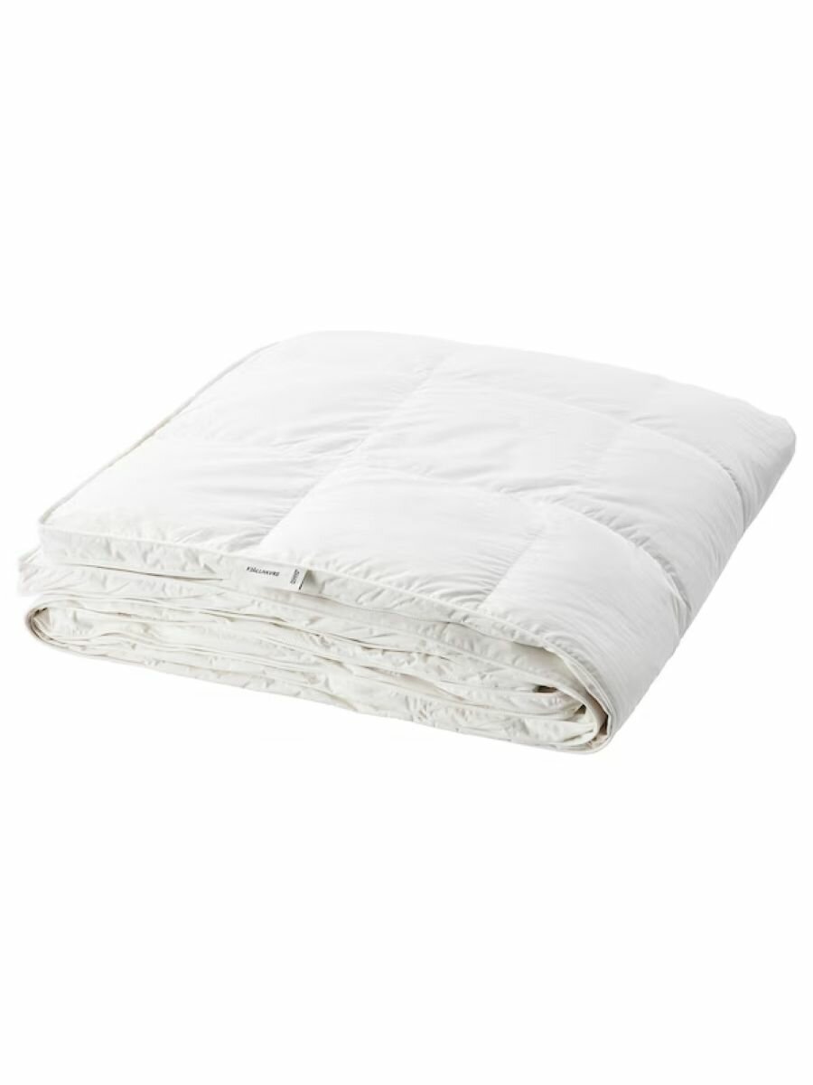 Одеяло IKEA FJÄLLHAVRE особенно теплое, 1,5 спальное, белое