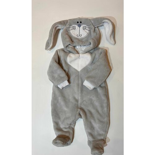 фото Комбинезон мишка ми размер 3-6 месяцев, серый