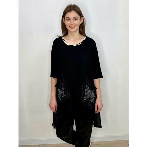 Джемпер, размер 54-56, черный