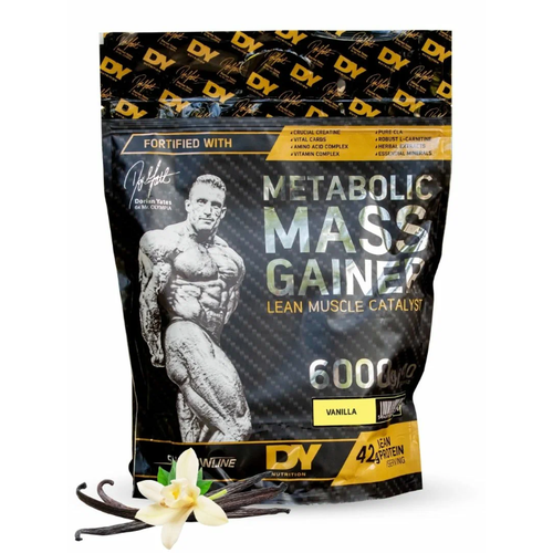 Dorian Yates DY Nutrition Metabolic Mass Gainer 6кг (ваниль) гейнер высокопротеиновый для набора мышечной массы