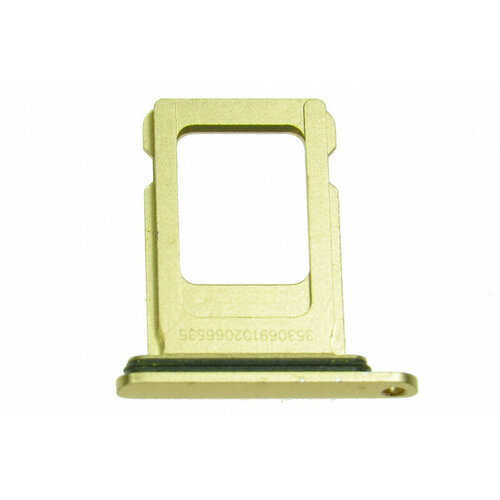 Держатель сим карты (Sim holder) для iphone XR yellow желтый