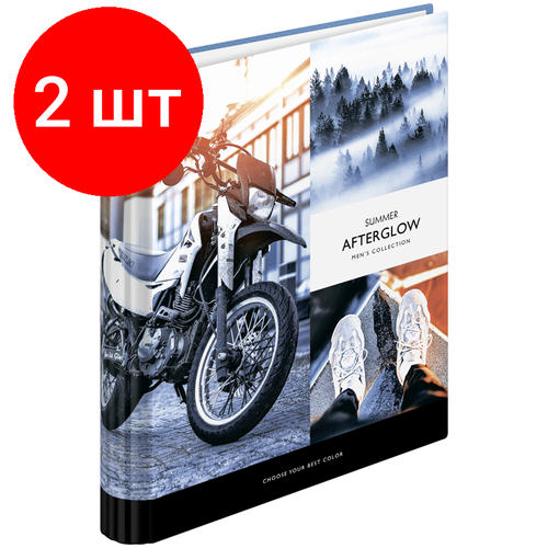 Комплект 2 шт, Тетрадь на кольцах А5, 120л, 7БЦ, ArtSpace Стиль. Your best color, глянцевая ламинация комплект 7 шт тетрадь на кольцах а5 120л 7бц artspace стиль your best color глянцевая ламинация