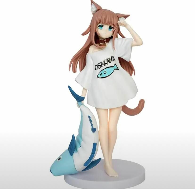 фото Аниме Фигурка Кинако Милая Девушка-кошка,21 см