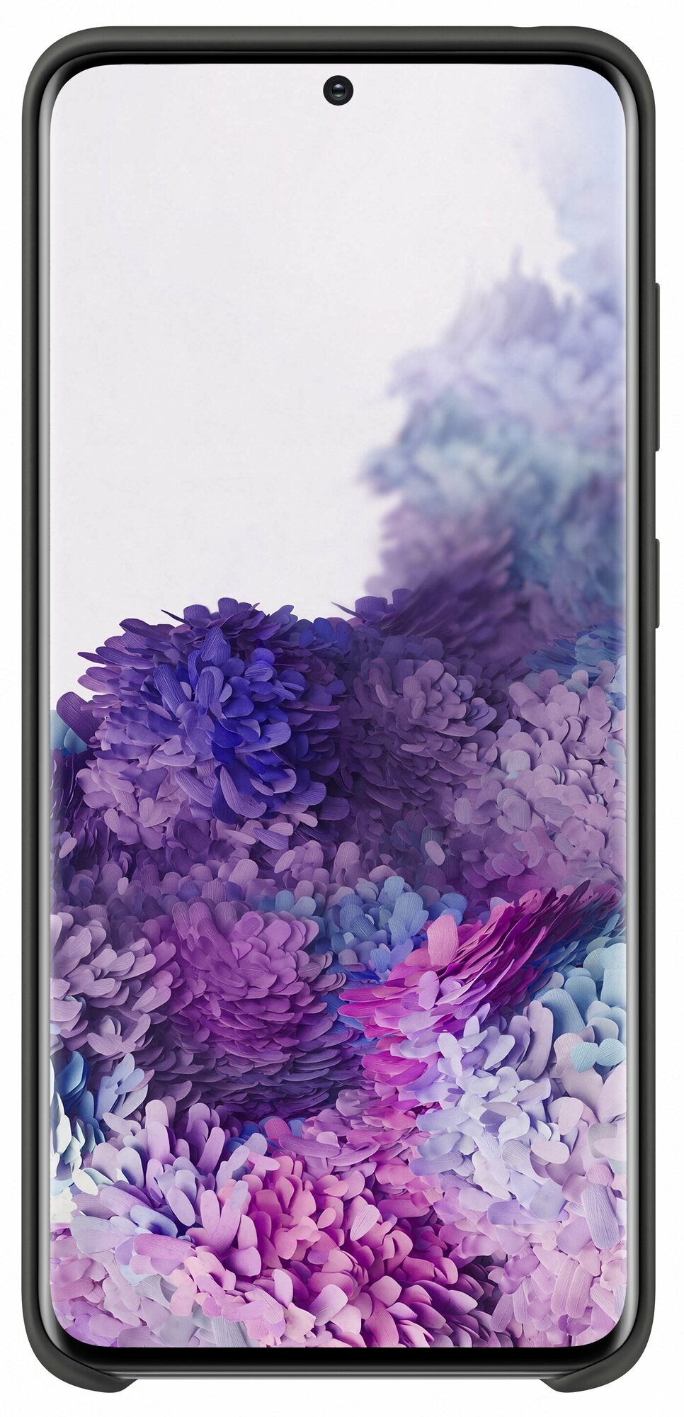 Чехол (клип-кейс) SAMSUNG Silicone Cover, для Samsung Galaxy S20, черный [ef-pg980tbegru] - фото №4