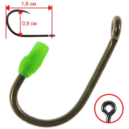 фото Крючки korda kaptor wide gape-b weed 8