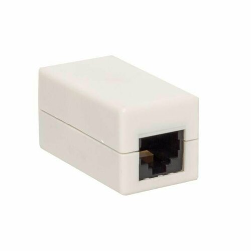 Адаптер проходной RJ45-RJ45 кат5E неэкранир TERACOM бел EKF TRC-INLC-2RJ45-5EUTP-WH 225₽