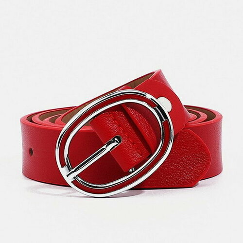 фото Ремень сима-ленд, размер 100, красный сима-лэнд